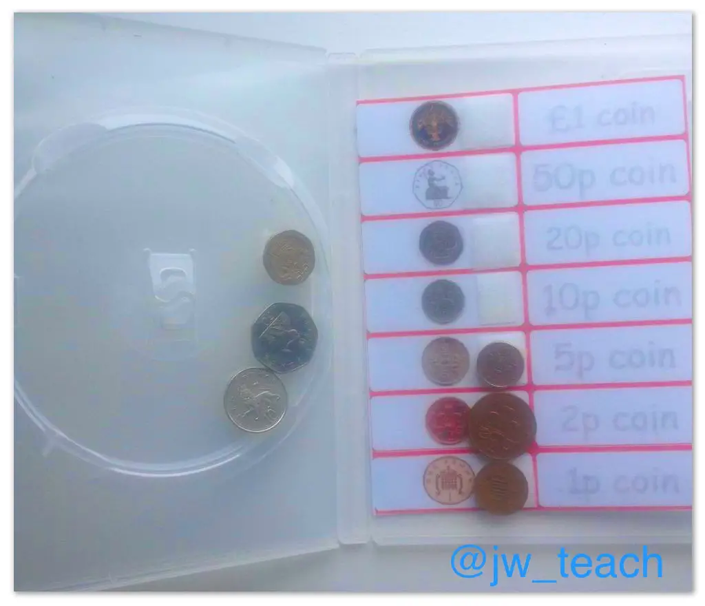 Matching Coins Work Task