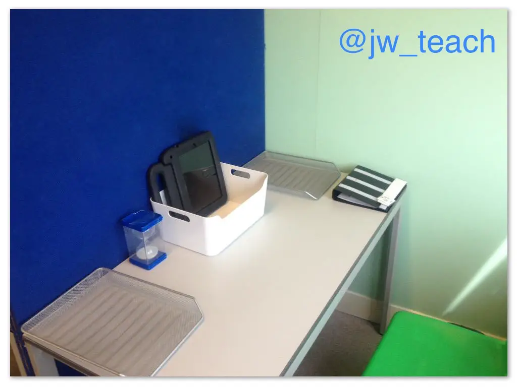 Example TEACCH workstation in the Classroom