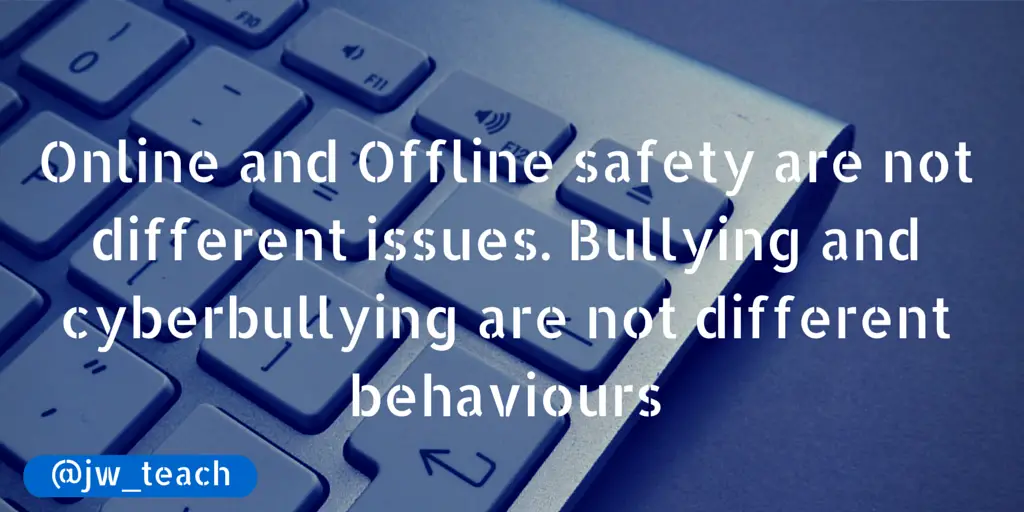 Online and Offline safety are not