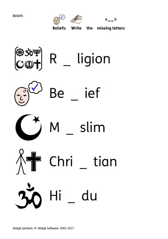 Religious beliefs SEN worksheet Missing letters.jpg