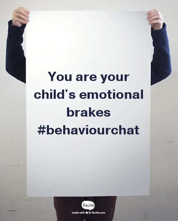 you are your child's emotional brakes Special Education quote image