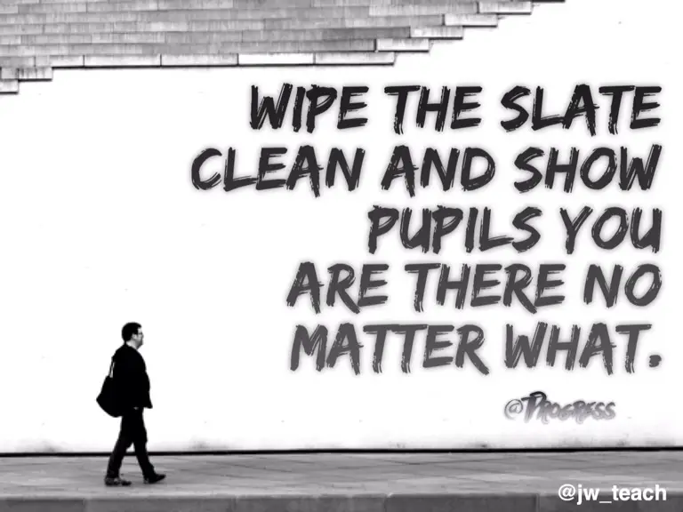 Clean slate behaviour quote