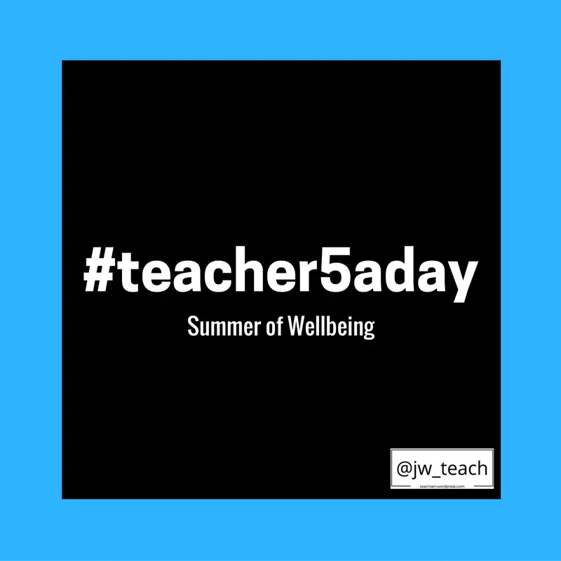An update on my #teacher5aday pledges.