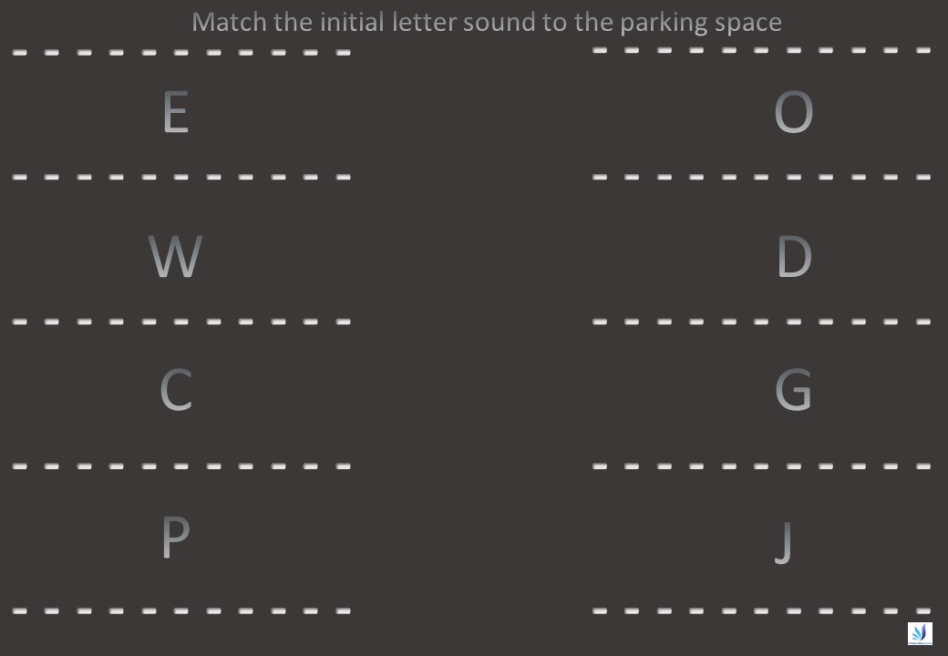 Free SEN teaching transport topic resources - Parking spaces literacy and Numeracy 