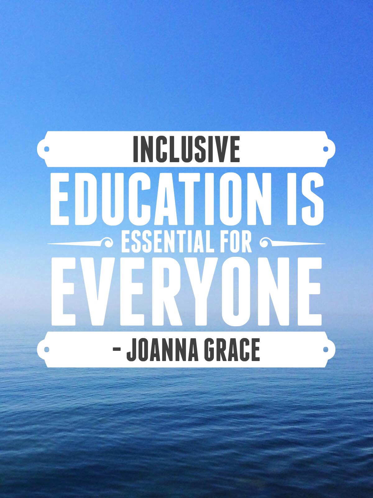 A quote from inclusive teach Autism resources Blog Ideas