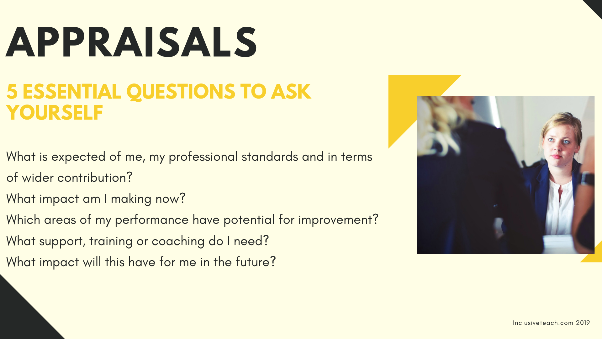 5 essential Appraisal Questions