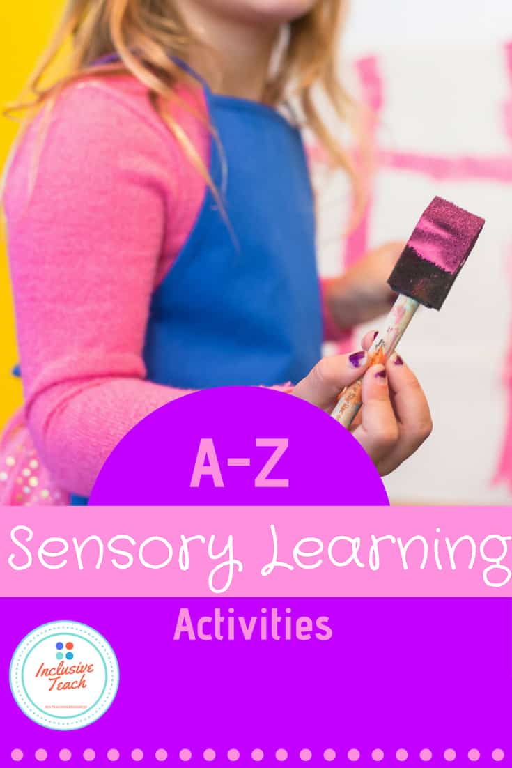 Sensory learning resources for special education