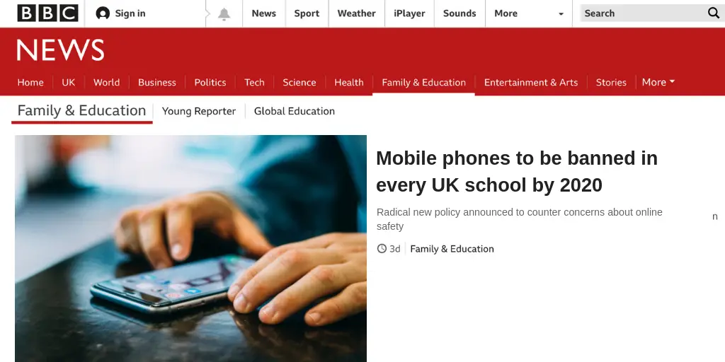 Education April fool 2019 mobile phones banned in schools