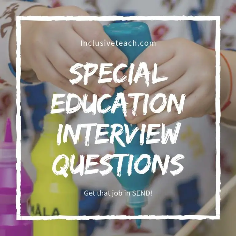 Special Education Interview Questions