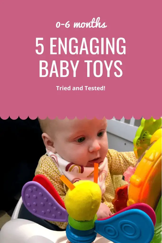 Engaging baby toys for presents and development. 0-6 months