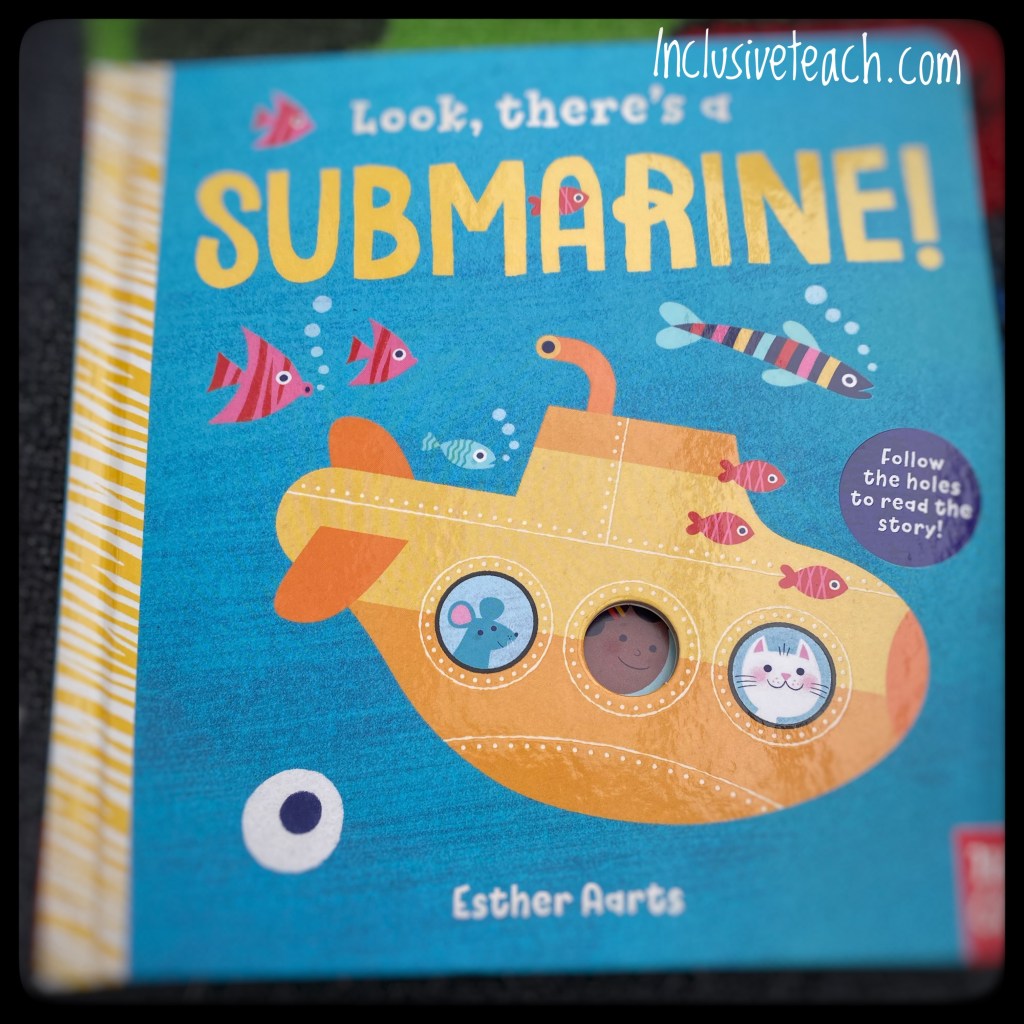 Looks there’s a submarine transport book front cover children’s board book teaching 
