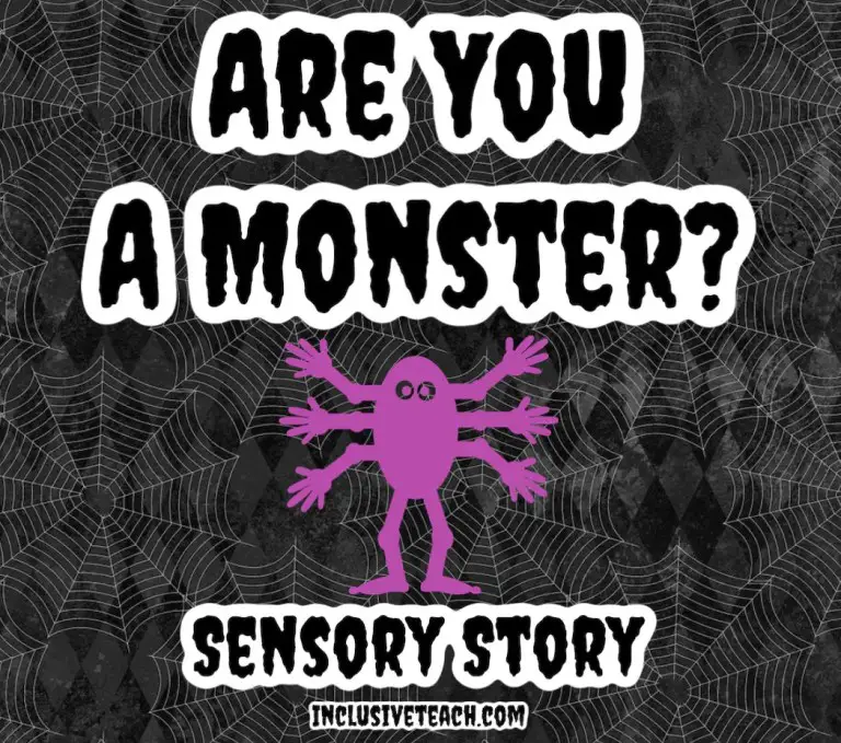 Halloween Sensory Story: Are You A Monster?