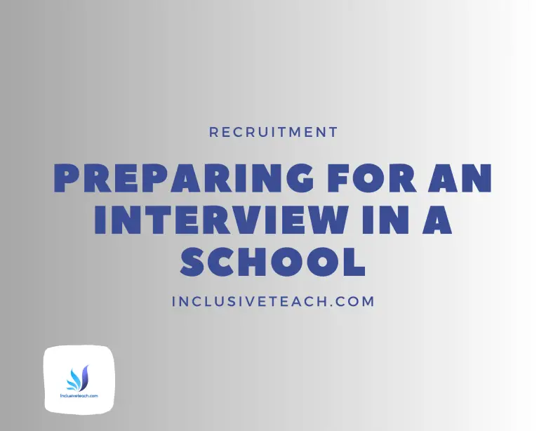 Preparing for an Interview in a School