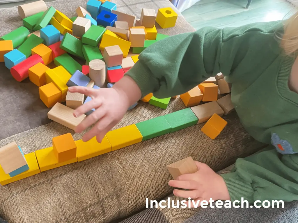 Heuristic play SEN and EYFS loose parts blocks