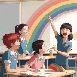SEN Teacher: Proving The Value of Learning anime rainbow ai art