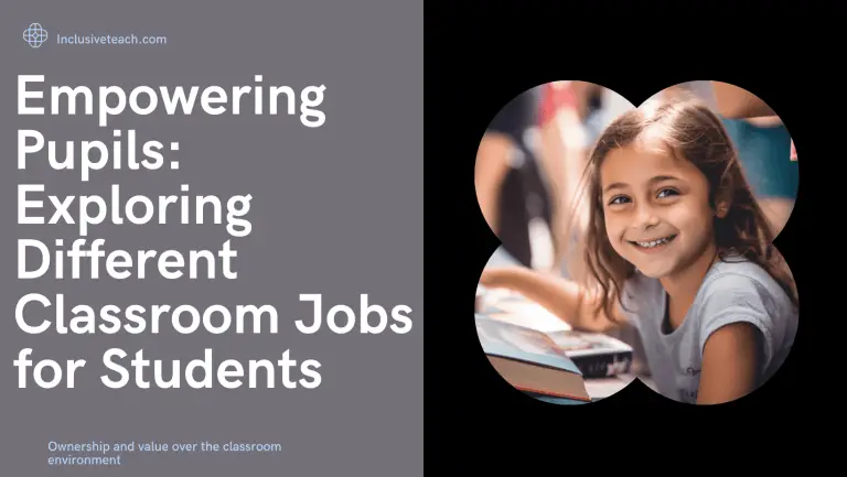 Classroom Jobs for Students