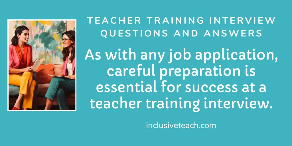 As with any job application, careful preparation is essential for success at a teacher training interview. PGCE Quote