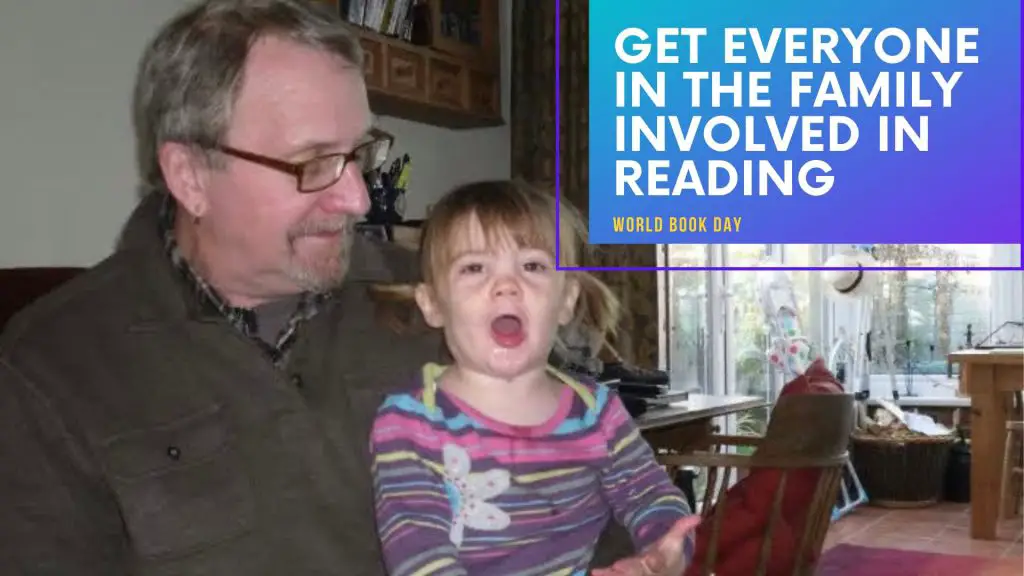 Get Everyone in the Family Involved in Reading Quote for World Book Day