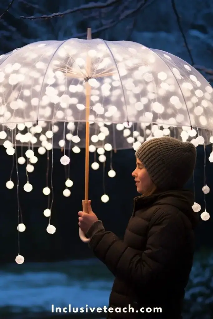 Walking in a Winter Wonderland Sensory Umbrella