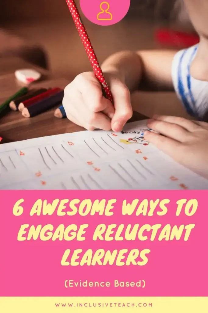 How to engage reluctant learners. SEN classroom 