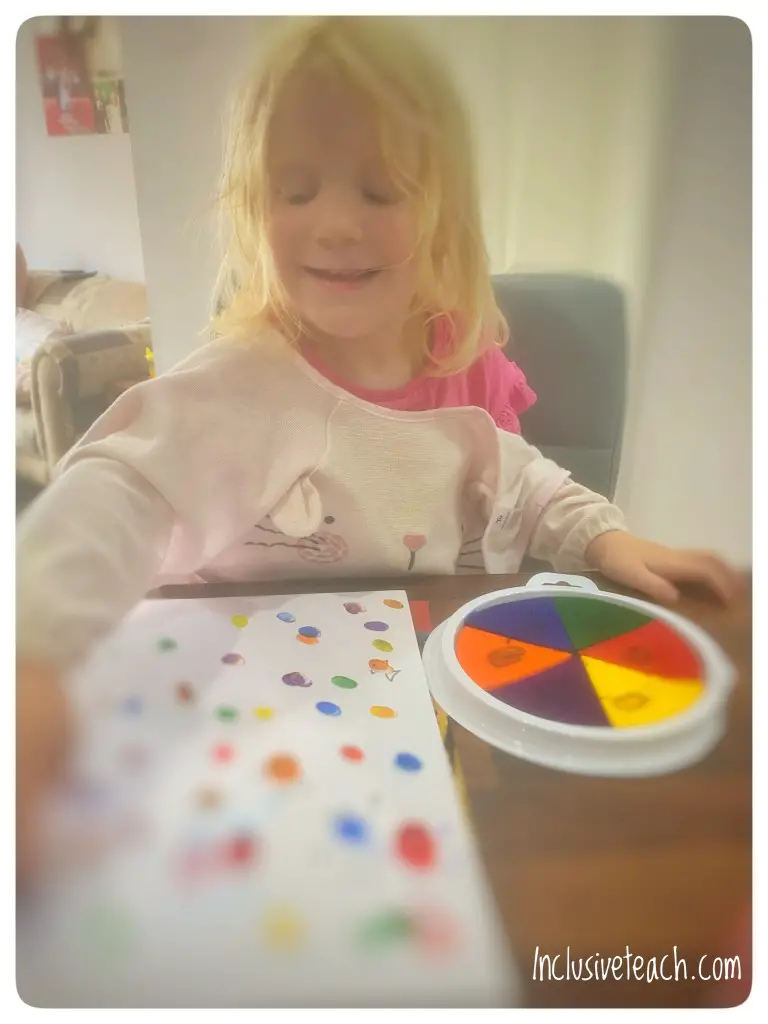 A toddler EYFS The Benefits of Painting in child's development