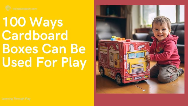100 Ways Cardboard Boxes Can Be Used For Play