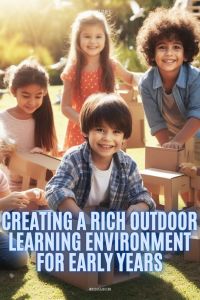 Creating a Rich Outdoor Learning Environment for Early Years Children playing outdoors free