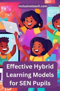 Effective Hybrid Learning Models for SEN Pupils Ai image of children playing online