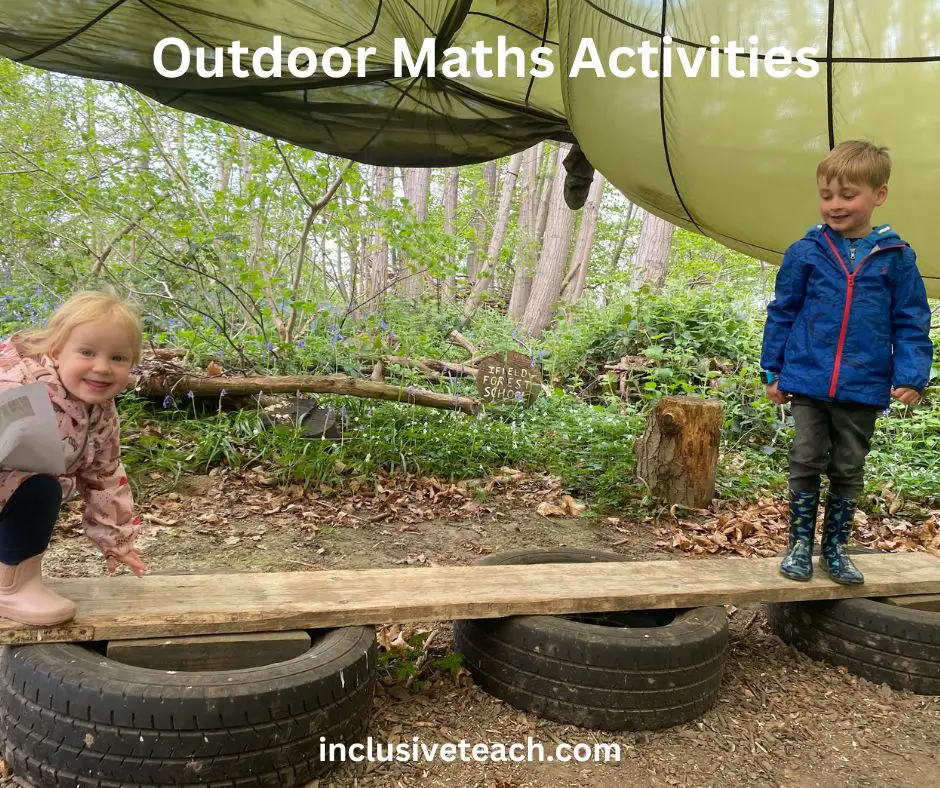 Outdoor maths activities